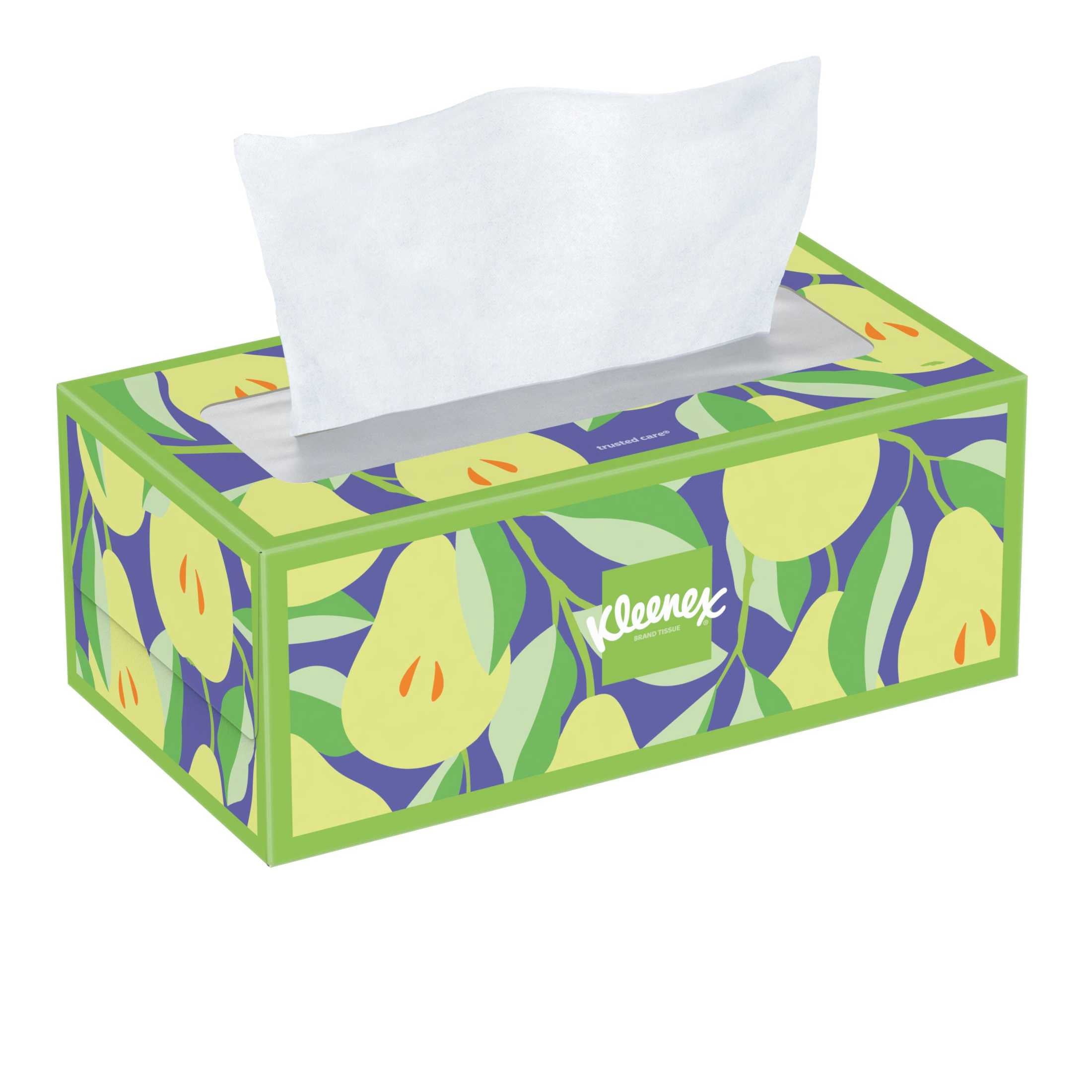 Kleenex Trusted Care 2-Ply Flat Box Facial Tissues, 6 Pack (960 Total Tissues)