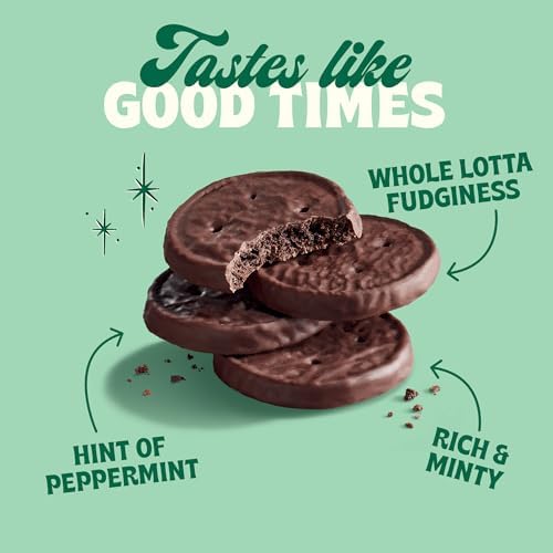 Back to Nature Fudge Mint Cookies, Plant-Based, Non-GMO, Made with Wheat Flour, Snack Happy, 5.5 oz Box