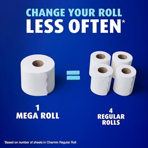 Charmin Ultra Soft Toilet Paper, 12 Mega Rolls = 24 Regular Rolls, 2-ply Bath Tissue
