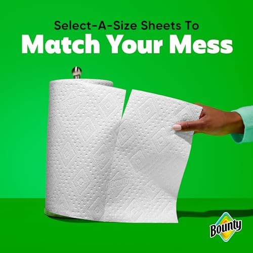 Bounty Select-A-Size Paper Towels, White, 8 Triple Rolls = 24 Regular Roll