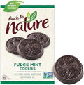 Back to Nature Fudge Mint Cookies - Vegan, Non-GMO, Made with Wheat Flour, Delicious & Quality Snacks, 6.4 Ounce