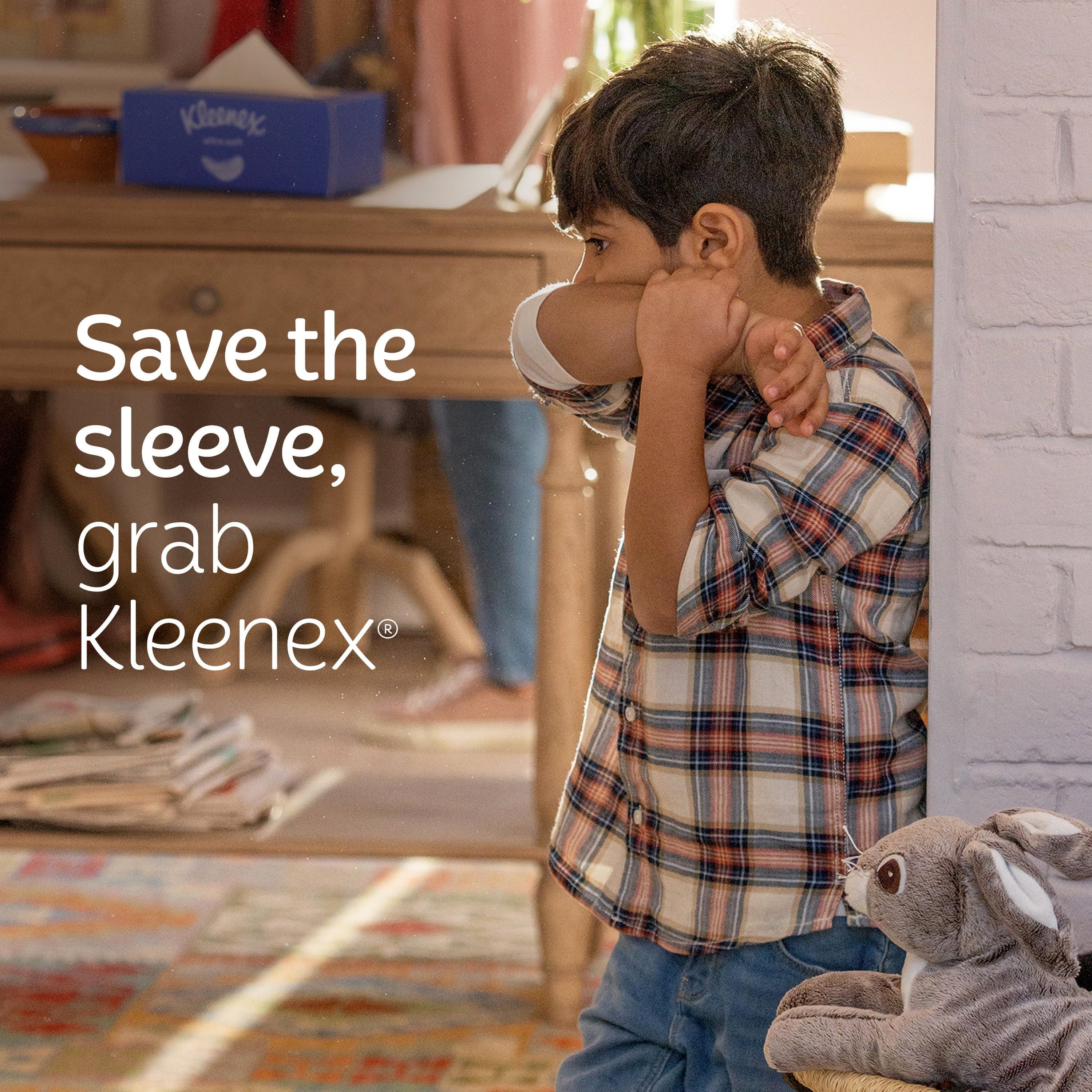(3 pack) Kleenex Ultra Soft Facial Tissues, 6 Cube Boxes, 60 Tissues per Box, 3-Ply