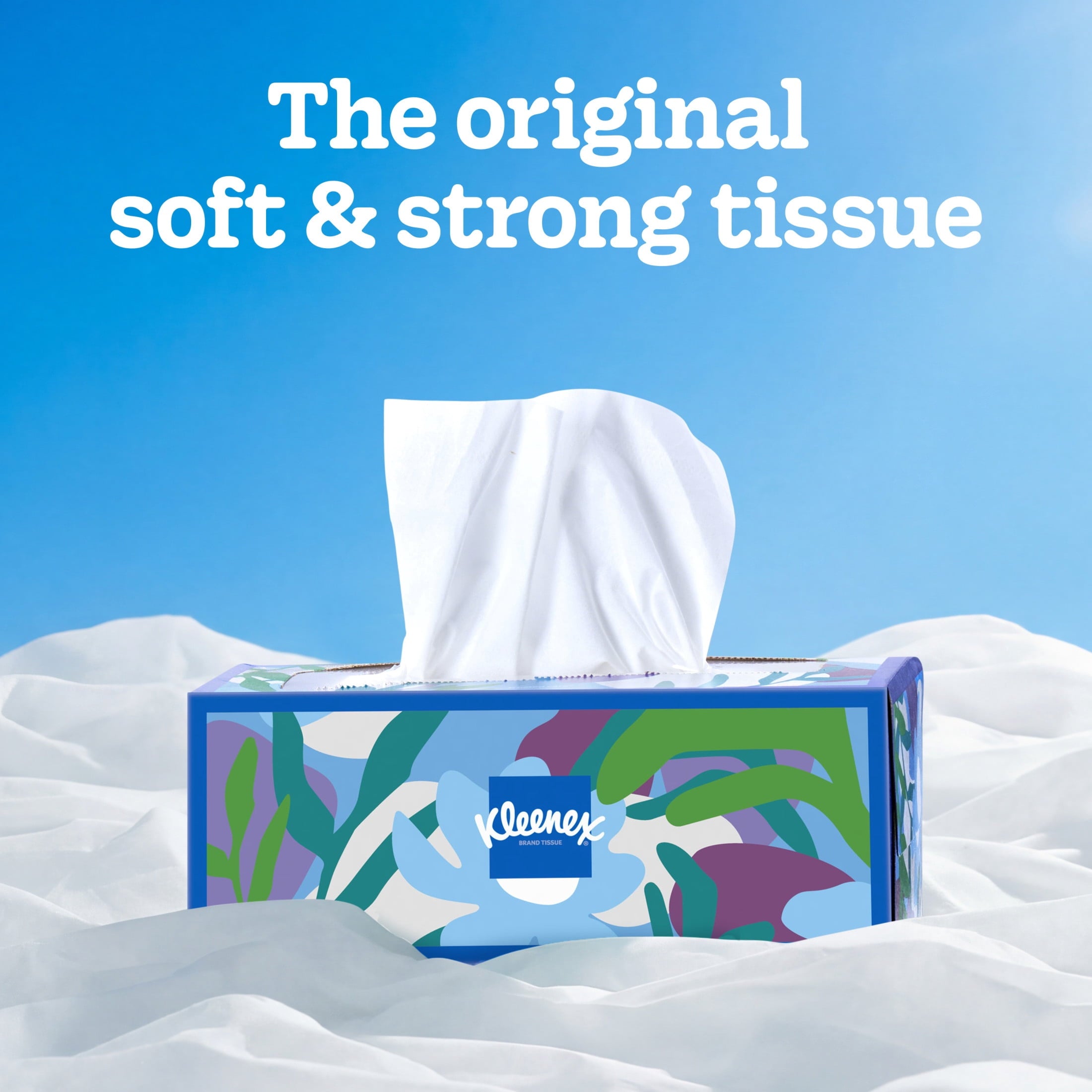 Kleenex Trusted Care 2-Ply Flat Box Facial Tissues, 8 Pack (1600 Total Tissues)