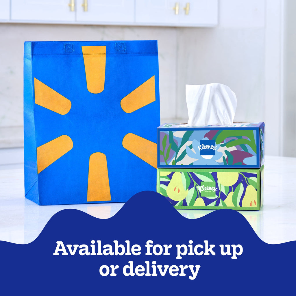 Kleenex Trusted Care 2-Ply Flat Box Facial Tissues, 6 Pack (960 Total Tissues)