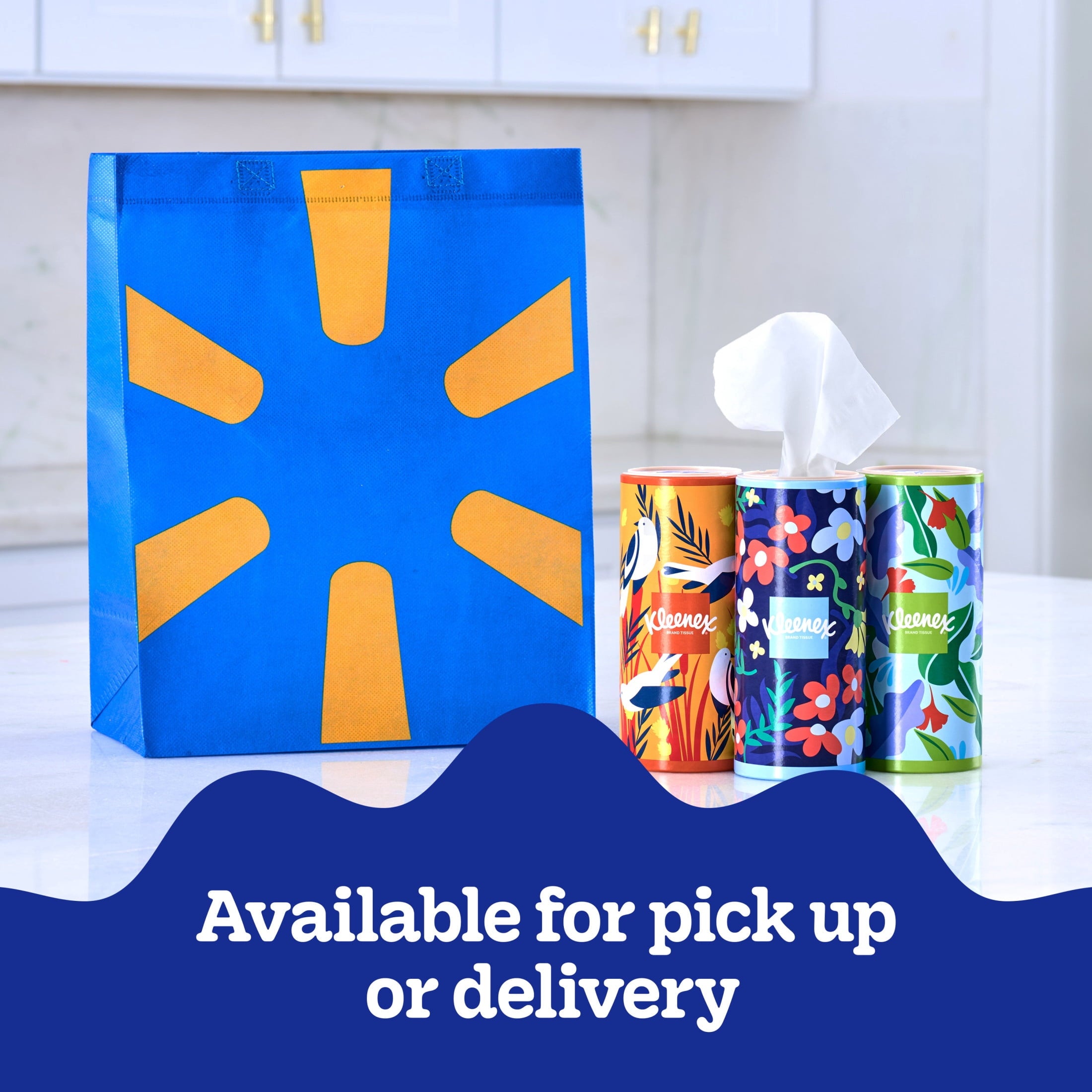 Kleenex Perfect Fit Facial Tissues, 2 Canister Boxes, 50 Tissues per Box, 2-Ply
